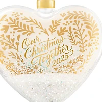Our Christmas Together 2025 Glass Ornament for only USD 23.99 | Hallmark
