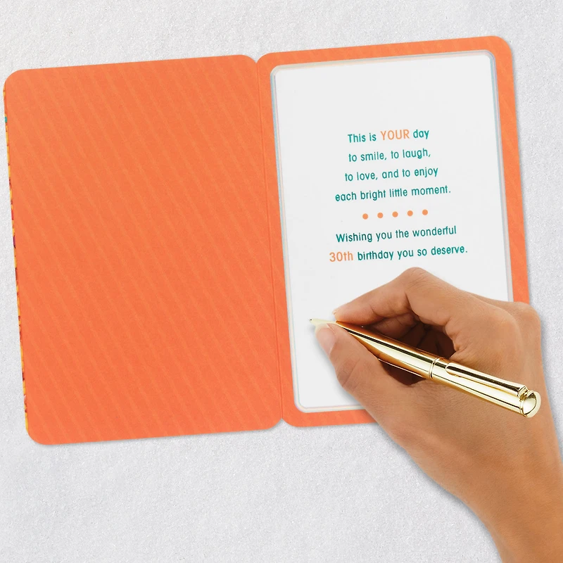 Enjoy Every Moment 30th Birthday Card for only USD 5.99 | Hallmark