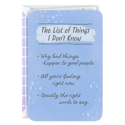 The List of Things I Know Encouragement Card for only USD 2.99 | Hallmark