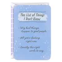 The List of Things I Know Encouragement Card for only USD 2.99 | Hallmark
