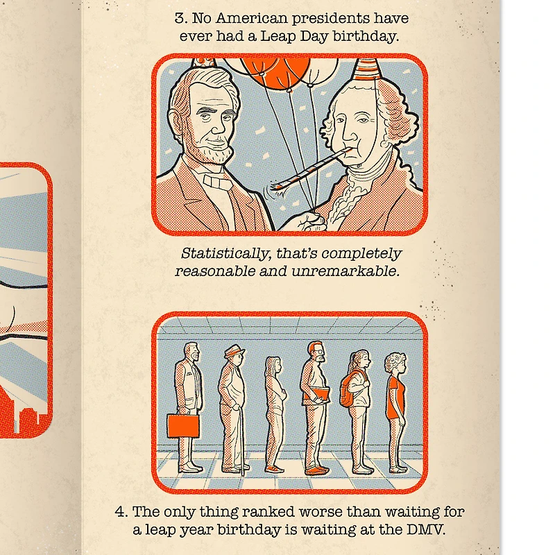 Fun Facts Funny Leap Day Birthday Card for only USD 4.99 | Hallmark