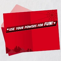 Marvel Spider-Man Use Your Powers for Fun Valentine's Day Card for Kids for only USD 2.99 | Hallmark