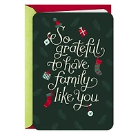 So Grateful to Have Family Like You Christmas Card for only USD 2.99 | Hallmark