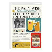 Birthday Beer News Custom Birthday Card for only USD 4.99 | Hallmark