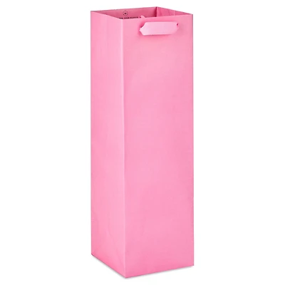13" Solid Pink Wine Gift Bag for only USD 3.49 | Hallmark
