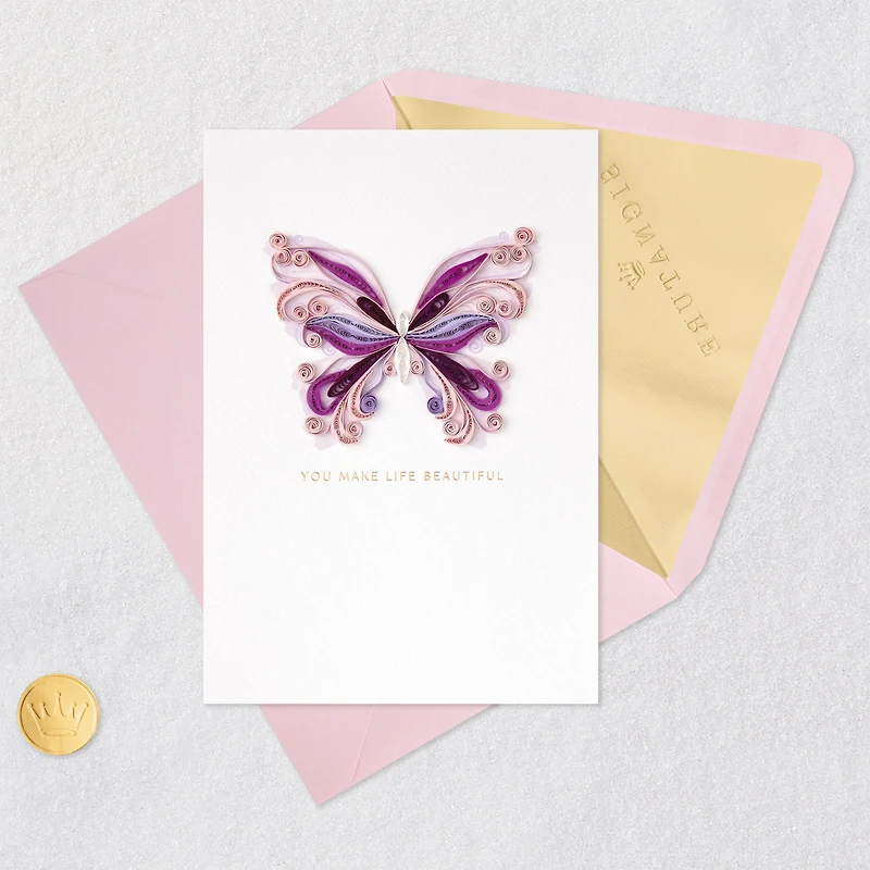 You Make Life Beautiful Quilled Paper Handmade Mother's Day Card for only USD 13.59 | Hallmark