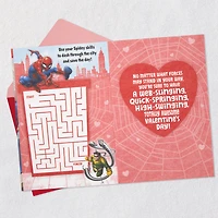 Marvel Spider-Man Valentine's Day Card for Grandson With Maze Activity for only USD 3.59 | Hallmark
