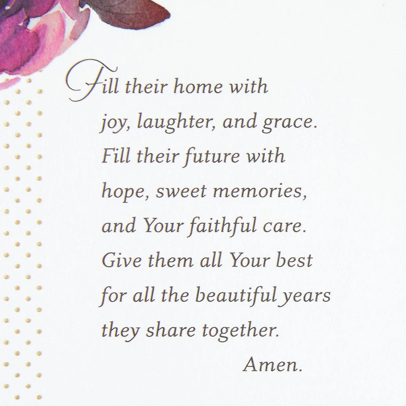 A Wedding Day Prayer Religious Wedding Card for only USD 4.99 | Hallmark