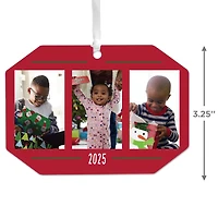 Three-Photo Metal Personalized Ornament, Custom Photo and Text for only USD 17.99 | Hallmark