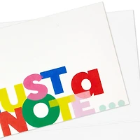 Just a Note Colorful Lettering Blank Notes, Pack of 10 for only USD 5.00 | Hallmark