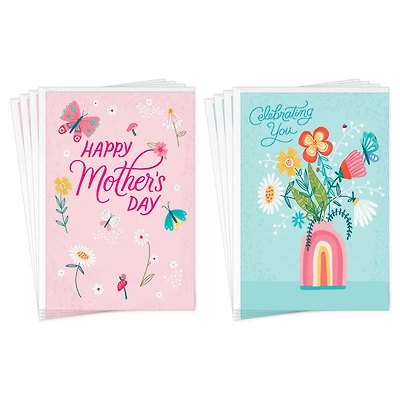 Butterflies and Flowers Mother's Day Cards, Pack of 8 for only USD 7.99 | Hallmark