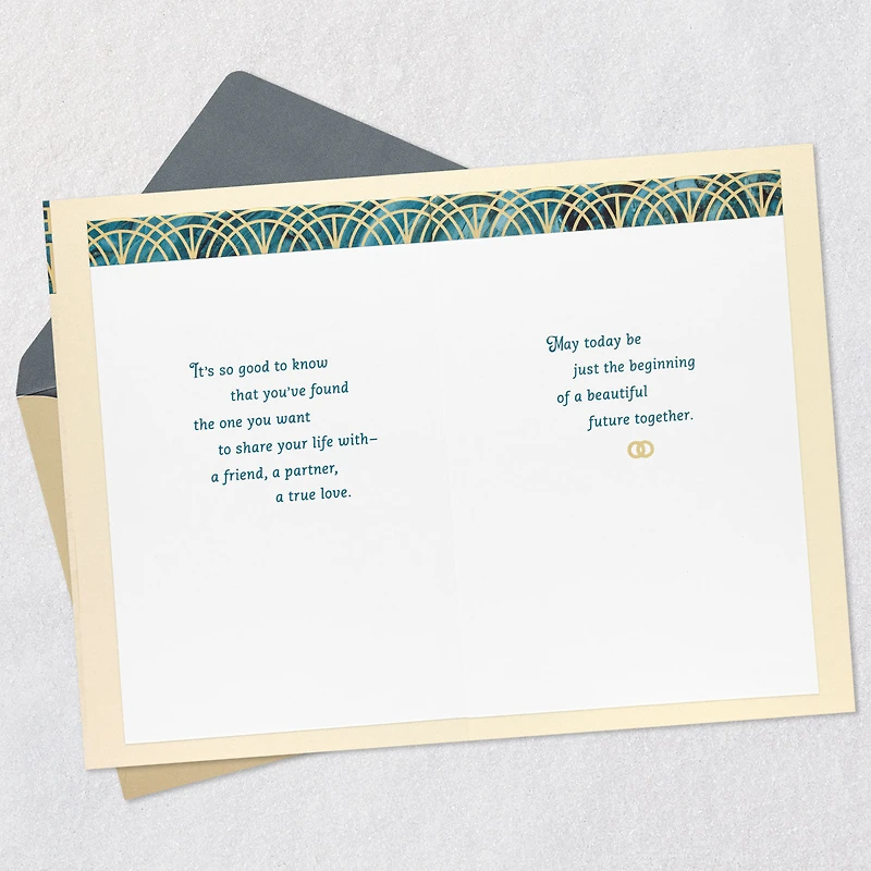 The Beginning of a Beautiful Future Wedding Card for Son for only USD 4.59 | Hallmark
