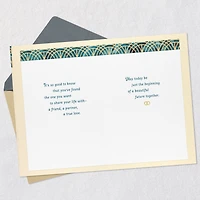 The Beginning of a Beautiful Future Wedding Card for Son for only USD 4.59 | Hallmark