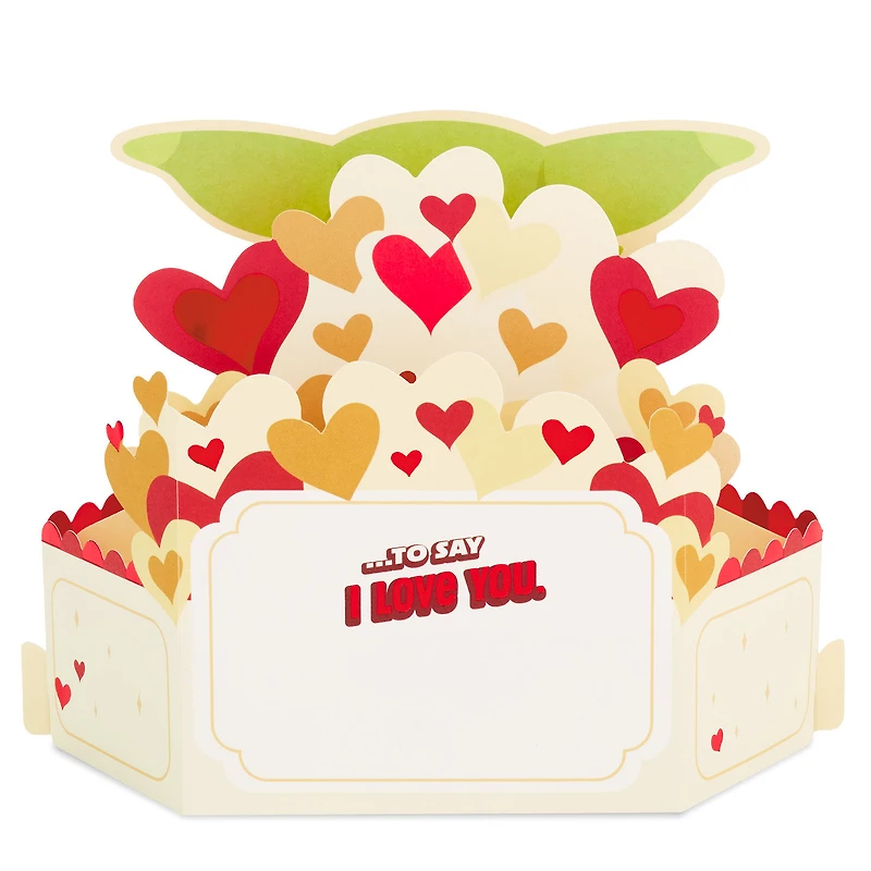 Star Wars: The Mandalorian™ The Child™ 3D Pop-Up Valentine's Day Card for only USD 7.99 | Hallmark