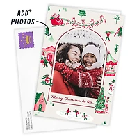 Vintage Holiday Scenes Custom Christmas Card for only USD 4.99 | Hallmark