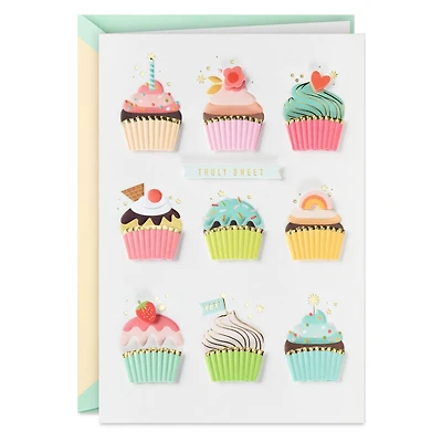 Cupcakes Truly Sweet Birthday Card for only USD 8.59 | Hallmark