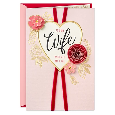 All My Love and All My Heart Valentine's Day Card for Wife for only USD 10.99 | Hallmark