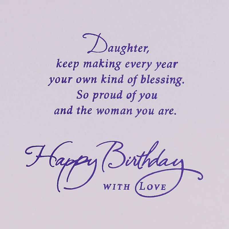 Make Every Year Your Own Kind of Blessing Birthday Card for Daughter for only USD 5.59 | Hallmark