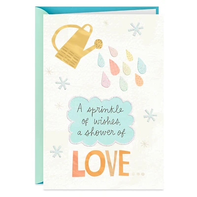 Watering Can Sprinkle of Wishes Baby Shower Card for only USD 2.99 | Hallmark