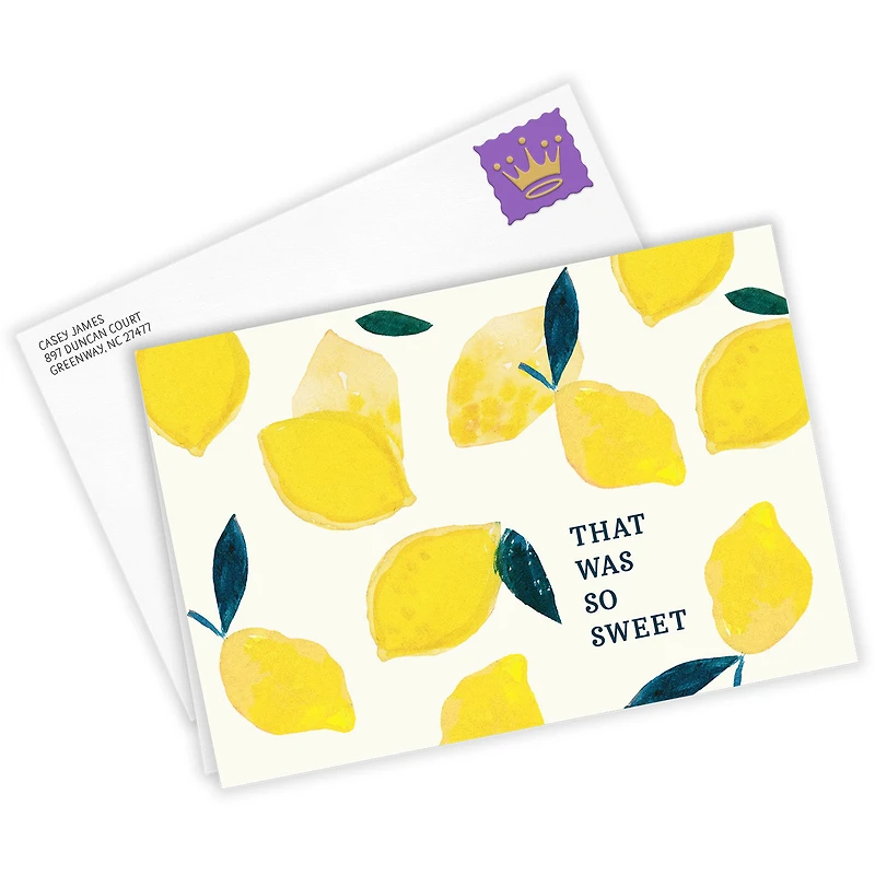 Sweet Lemons Custom Thank-You Card for only USD 4.99 | Hallmark