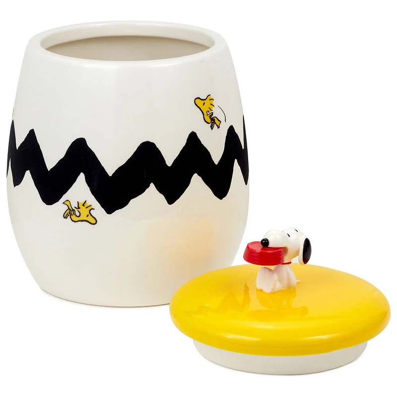 Peanuts® Snoopy and Woodstock Cookie Jar With Sound, 10" for only USD 89.99 | Hallmark