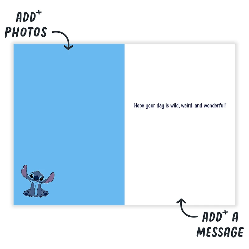 Disney Lilo & Stitch Cute Face Custom Card for only USD 4.99 | Hallmark