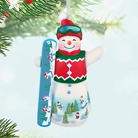 Snowtop Lodge Ollie U. Halfpipe Porcelain Ornament for only USD 28.99 | Hallmark