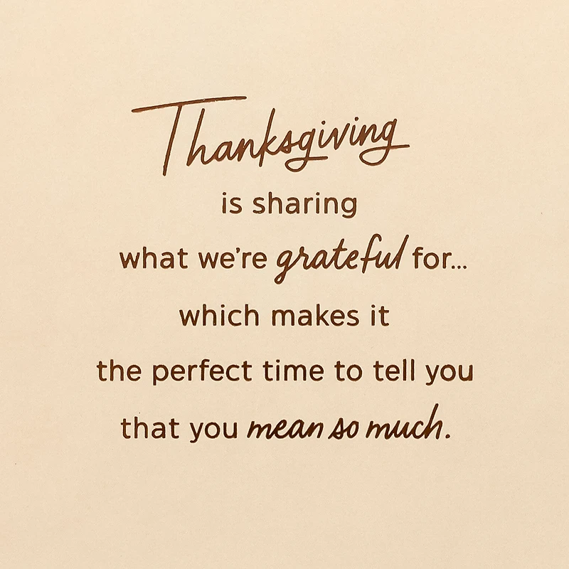 Sharing Time, Stories and Laughter Thanksgiving Card for only USD 6.99 | Hallmark