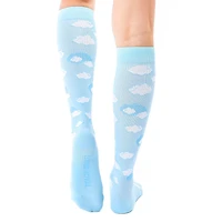 Living Royal Clouds on Sky Blue Compression Socks for only USD 15.00 | Hallmark