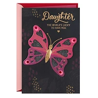 The World's Lucky to Have You Valentine's Day Card for Daughter for only USD 7.99 | Hallmark