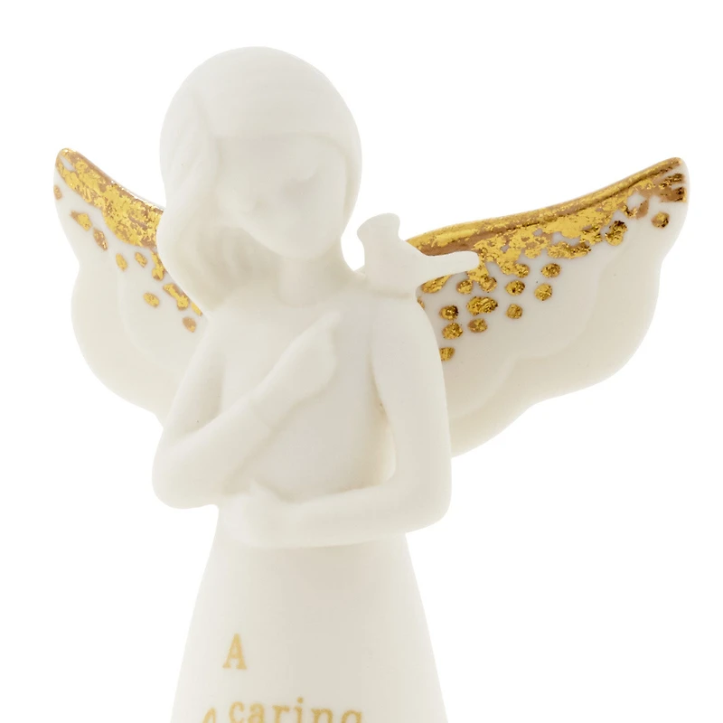 A Caring Heart Mini Angel Figurine, 3.8" for only USD 19.99 | Hallmark