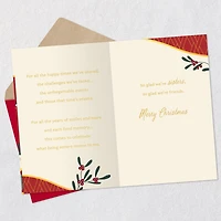 Glad We're Sisters and Friends Christmas Card for only USD 5.59 | Hallmark