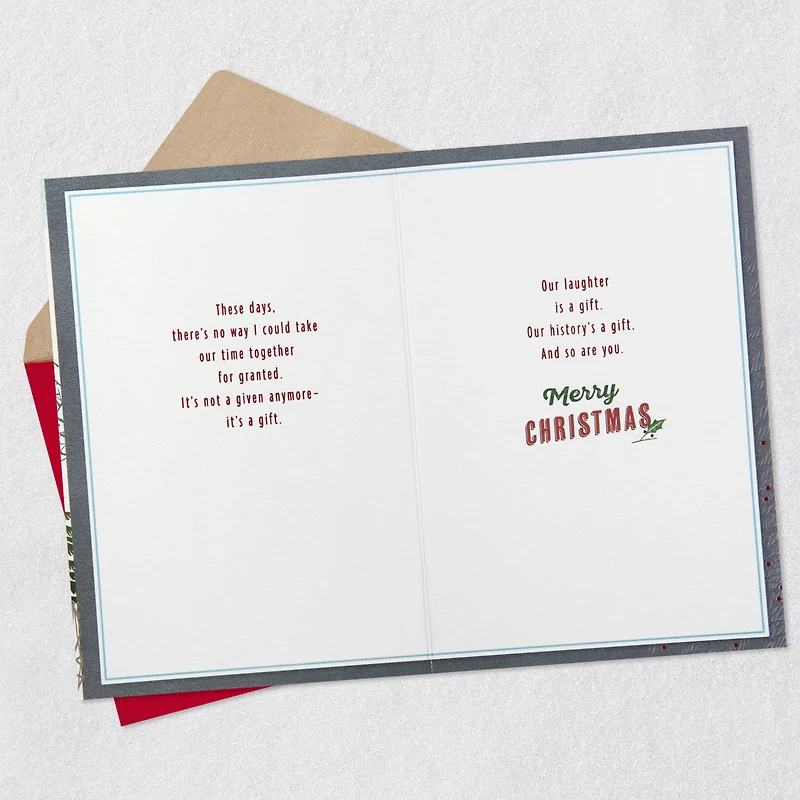 Our Time Together Is a Gift Christmas Card for Brother for only USD 4.59 | Hallmark