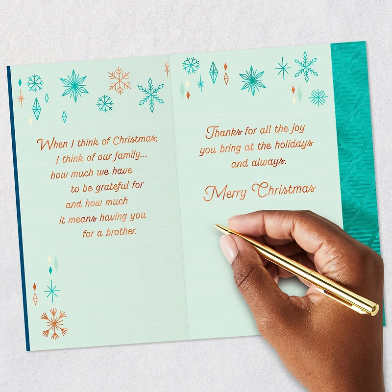 You Bring the Merry Christmas Card for Brother for only USD 3.99 | Hallmark