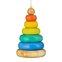 Stacking Rings Baby Toy Wood Hallmark Ornament for only USD 14.99 | Hallmark