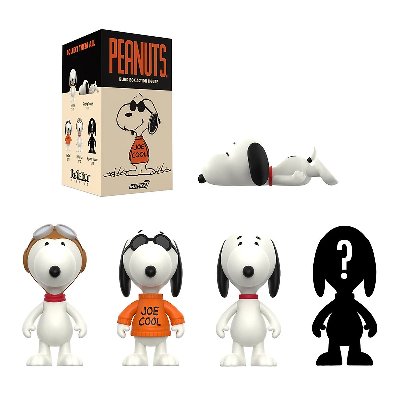 Super7 Peanuts Snoopy ReAction Figure Mystery Box, 3.75" for only USD 15.00 | Hallmark