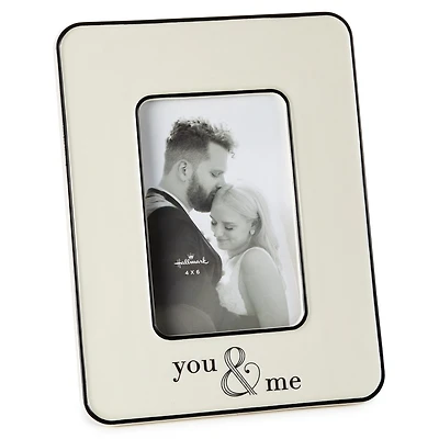 You & Me Cream Enamel Picture Frame, 4x6 for only USD 29.99 | Hallmark