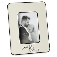 You & Me Cream Enamel Picture Frame, 4x6 for only USD 29.99 | Hallmark