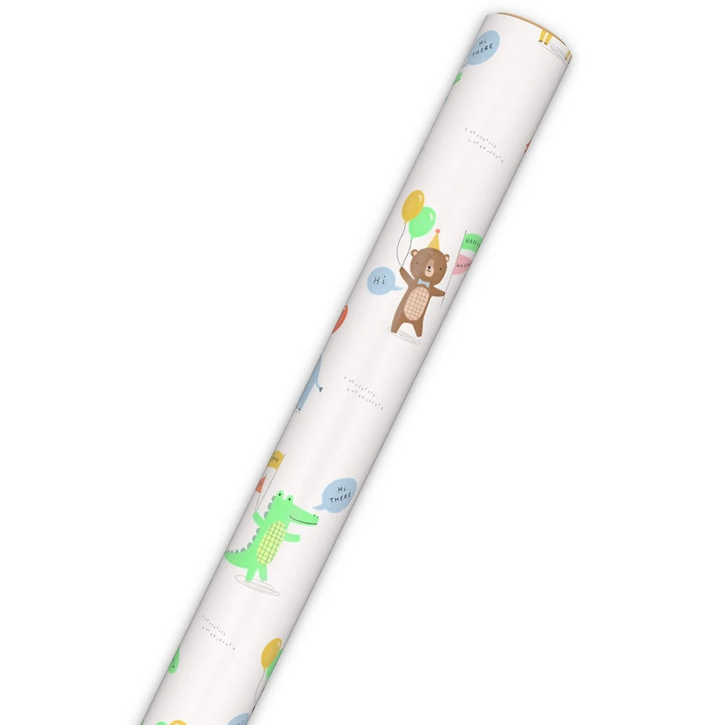Baby Animals With Balloons Wrapping Paper Roll, 17.5 sq. ft. for only USD 5.49 | Hallmark