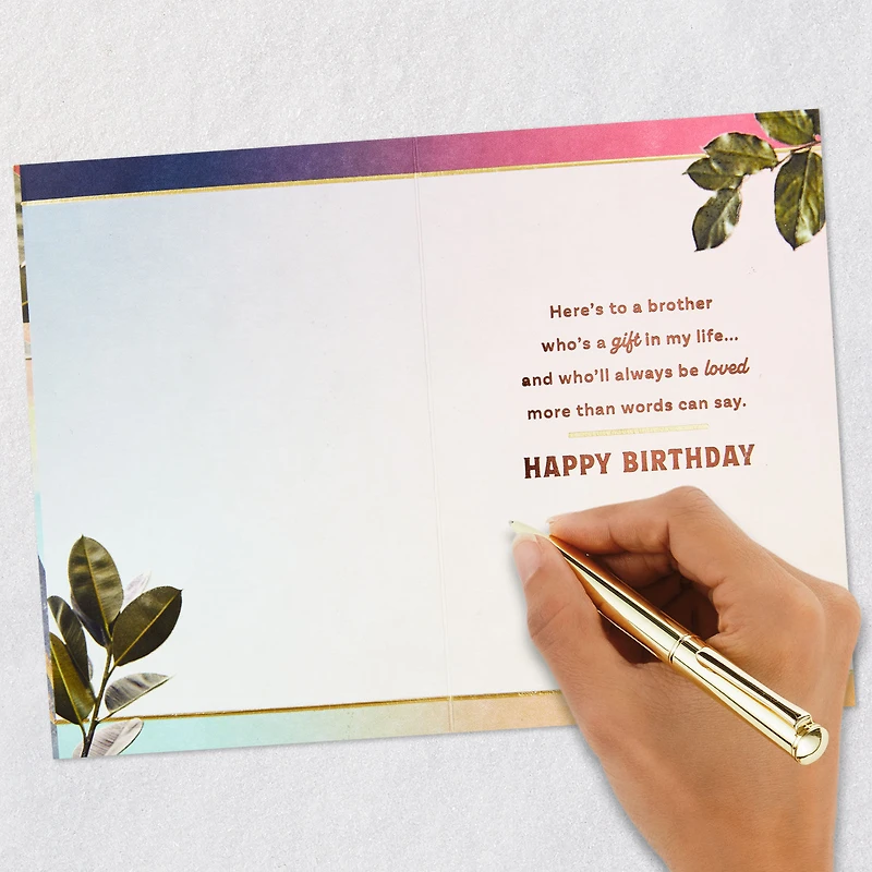 Here's to a Brother Who's Loved So Much Birthday Card for only USD 5.59 | Hallmark