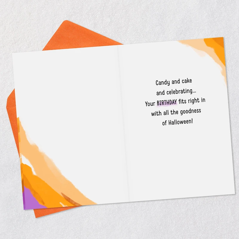 Candy, Cake and Celebrating Halloween Birthday Card for only USD 2.99 | Hallmark