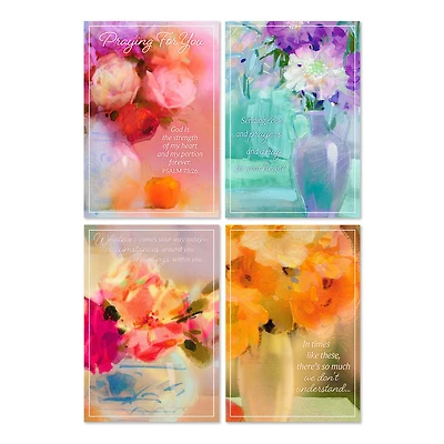 Watercolor Floral Assorted Religious Encouragement Cards, Box of 12 for only USD 8.99 | Hallmark