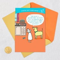 Get Into Trouble Cake-Stealing Dogs Gift Card Greeting Funny Birthday Card for only USD 4.99 | Hallmark
