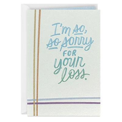 I'm So, So Sorry Sympathy Card for only USD 4.59 | Hallmark