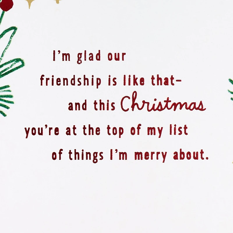 Celebrating the Gift of Friendship Christmas Card for Friend for only USD 4.99 | Hallmark