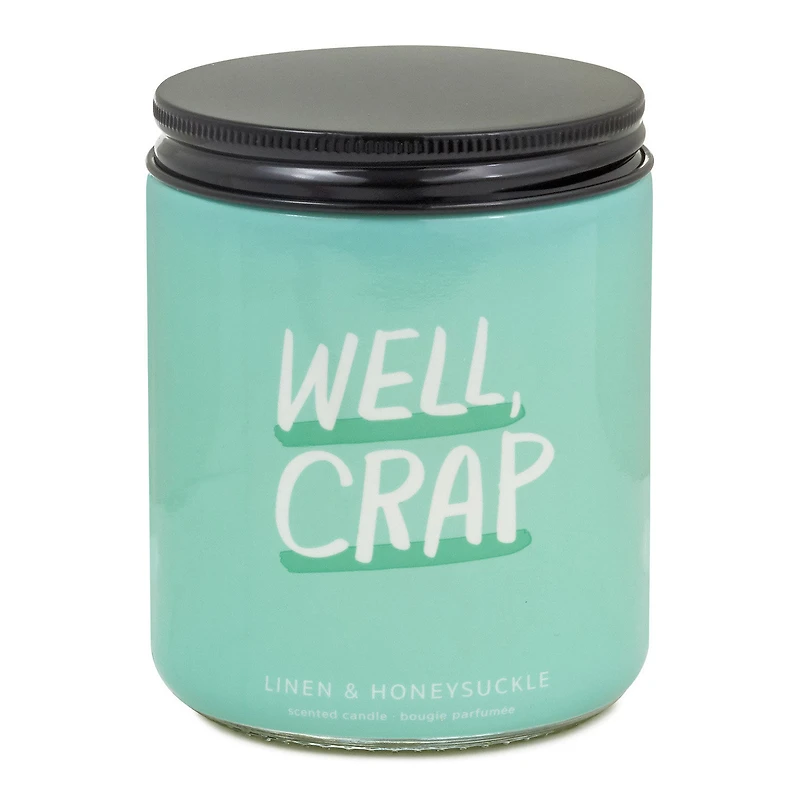 Well, Crap Linen and Honeysuckle Scented Jar Candle, 7 oz. for only USD 14.99 | Hallmark