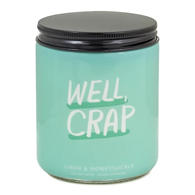 Well, Crap Linen and Honeysuckle Scented Jar Candle, 7 oz. for only USD 14.99 | Hallmark