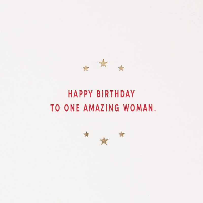 DC™ Wonder Woman™ One Amazing Woman Birthday Card for only USD 8.59 | Hallmark