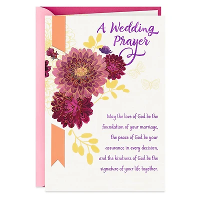 A Prayer for Love and Happiness Always Religious Wedding Card for only USD 4.99 | Hallmark