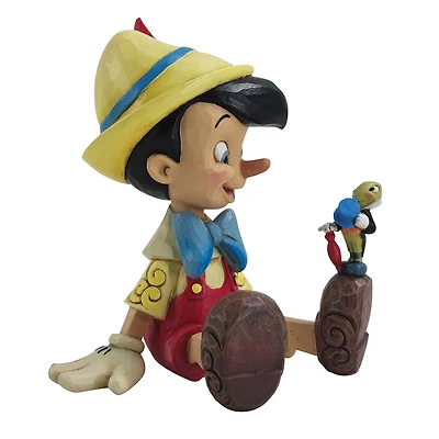 Jim Shore Disney Pinocchio and Jiminy Cricket Figurine, 5.75" for only USD 59.99 | Hallmark